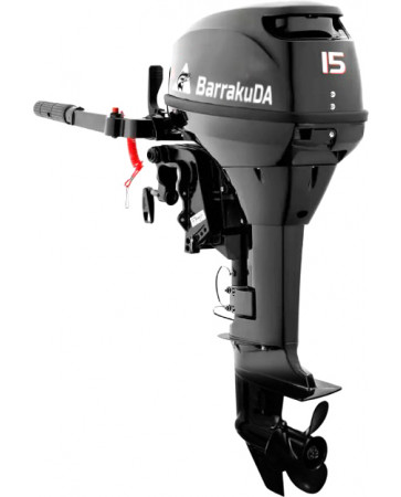 Подвесной 2-х тактный бензиновый лодочный мотор BarrakuDA HD15FHS, арт.: 8986593