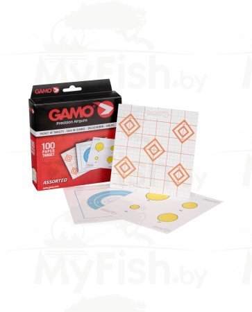 100 бумажных мишеней GAMO Assort Targets, арт.: 6212112