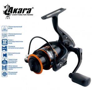 Катушка безынерционная Akara Black Hunter BHF3000 9+1 з/ш; BHF3000-10, арт.: 36395-KVR