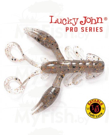 Рак из "съедобной резины" Lucky John Pro Series Rock Craw 05,1/S02 (10 шт), арт.: 140123-S02