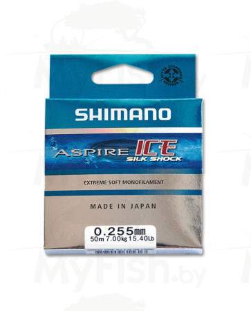 Леска зимняя Shimano Aspire Silk S Ice, 50м, арт.: ASSSI5000-SB