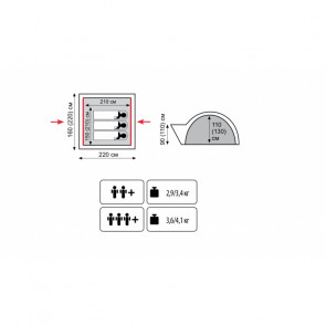 Универсальная палатка TRAMP Lite Wonder 3