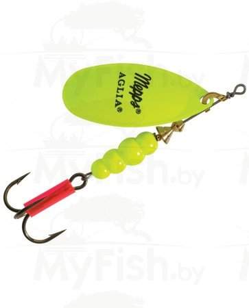 Блесна MEPPS AGLIA FLUO Chartreuse, жёлтый, арт.: MEPPS-AGLIA-FLUO-Chartreuse-YL