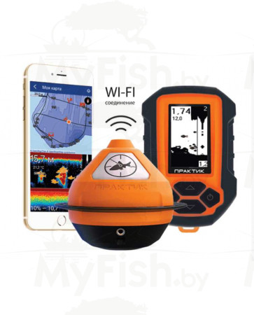Эхолот Практик 7BWF, (WI-FI) Маяк + Блок, арт.: 7BWF