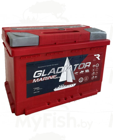 Аккумулятор GLADIATOR MARINE 75 R+, арт.: 020230_Rim