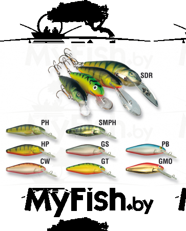 Воблер SALMO PL PH 12 F Perch , арт.: QPH-12-F-SB