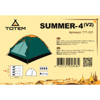 Универсальная палатка Totem Summer 4 (V2)