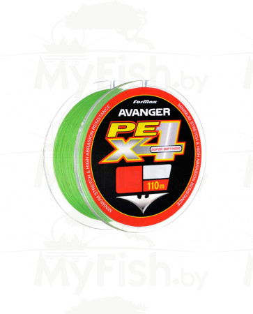 Шнур Formax Avanger PE X4 Lime Green, арт.: FX43110-FL-SB