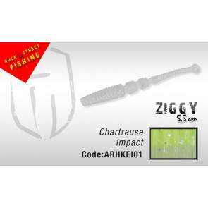 Силиконовая приманка Colmic Herakles Ziggy(charteuse impact) 5.5см, арт.: ARHKEI01-CLC