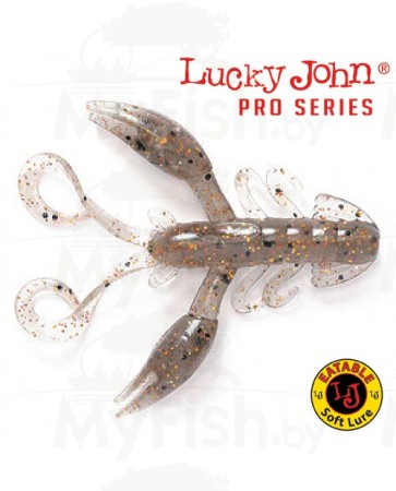 Рак из "съедобной резины" Lucky John Pro Series Rock Craw 07,20/S02 (6 шт), арт.: 140117-S02