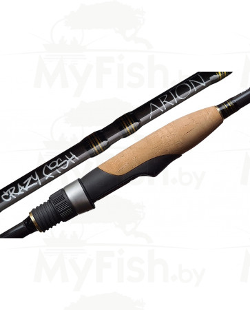 Удилище спиннинговое CRAZY FISH Arion 224cm 7'4" 0,8-5g line 0,15-0,4 PE EFF 62g, арт.: ASR742SULS