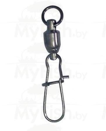 Вертлюжок-застёжка с подшипником Lucky John BALL BEARING SWIVEL, 3 шт. , арт.: 5009-001-SB