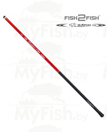 Удилище телескопическое (стекловолокно) д/с Fish2Fish Rapid Fiberglas (10-40) 6,0 м б/к; RBF-600-BK, арт.: 98830-KVR