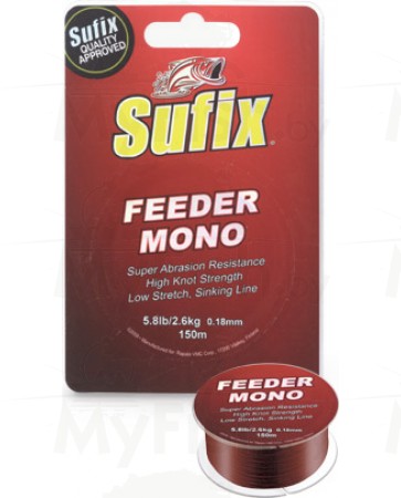 SUFIX Feeder Mono Burgundy, 0,28 мм, 6,6 кг, 150 м , арт.: DS1XL0280MZB2O