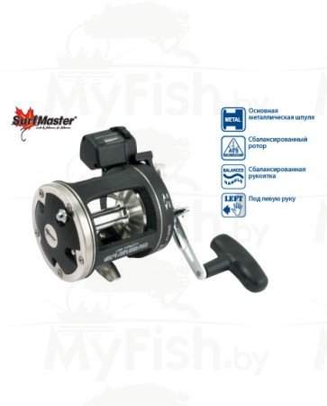 Катушка мультипликаторная Surf Master Atlantic ATL 600,4bb, L со счётчиком; SMA-ATL600-4-LS, арт.: 40312-KVR