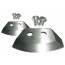 Ножи полукруглые для ледобура NERO 2001-150Н (нержавеющая сталь), арт.: 2001-150Н