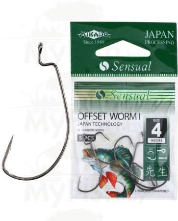 Крючки MIKADO SENSUAL OFFSET WORM I Nr HS2315, арт.: 8842-ABI-SB