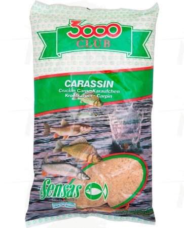 Прикормка Sensas 3000, Club CARASSIN (карась), 1 кг, арт.: 11061