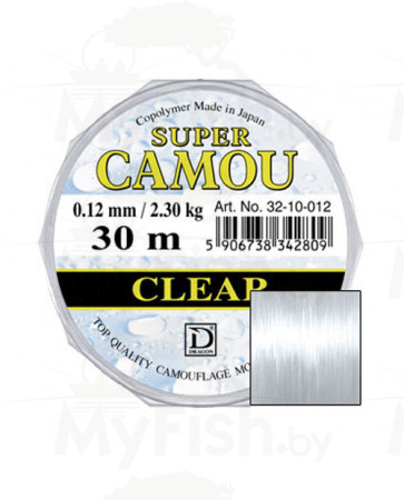 Леска Dragon SUPER CAMOU CLEAR, 30 м, 0.08-0.18 мм; 00-00003509-RI, арт.: 00-00003509-RI-SB