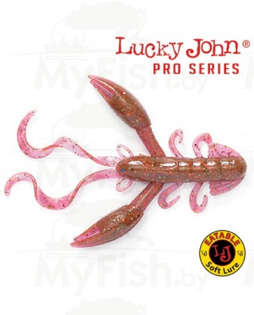 Рак из "съедобной резины" Lucky John Pro Series Rock Craw 05,1/S14 (10 шт), арт.: 140123-S14