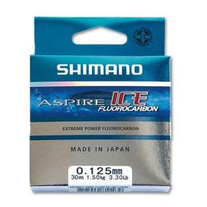 Леска флюорокарбоновая зимняя Shimano Aspire Fluo Ice 30м, арт.: ASFLRI30-SB