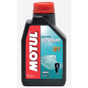 Моторное минеральное масло Motul Outboard 2T для 2-х тактных бензиновых двигателей с различными системами смешивания масла, арт.: 102788