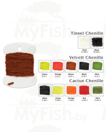 Материал для вязки мушек Akara Tinsel Chenille MMJ-5 2.0 м, pearl; TCP-MMJ-5, арт.: 71508-KVR