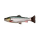 Приманка Savage Gear 3D Craft Trout Pulsetail 16 1шт Green Silver 