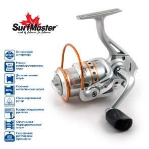 Катушка безынерционная Surf Master Chokai Series X-Cast FX 4000,5+1bb, з/ш, Al; SCXC4-6, арт.: 76179-KVR