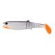 Приманка Savage Gear LB Cannibal Shad - Bulk, 6.8см, 3гр, White & Black, 1шт