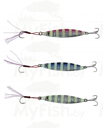 Набор блесен Savage Gear LF Psycho Sprat, 18г, Zebra Mix, 3шт, арт.: 57540-STR1