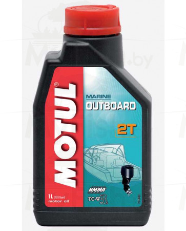 Моторное минеральное масло Motul Outboard 2T для 2-х тактных бензиновых двигателей с различными системами смешивания масла, арт.: 102788