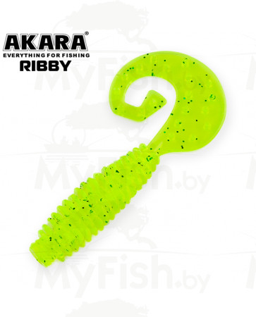 Твистер Akara Ribby 60 (5 шт.); RBB60, арт.: RBB60-F5-SB-KVR