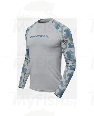 ЛОНГСЛИВ FINNTRAIL WAVE GREY, 6612-S, арт.: 6612Grey-S-FINN