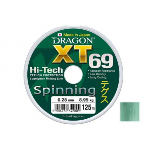 Леска DRAGON XT69 HI-TECH SPINNING 125 м, арт.: УТ-00002597-RI