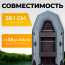 Подвесной 2-х тактный бензиновый лодочный мотор BarrakuDA HD15FHS, арт.: 8986593