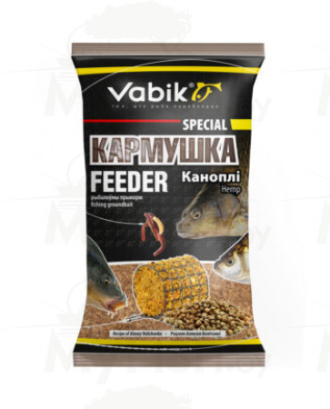 Прикормка Vabik SPECIAL Фидер Конопля 1кг, арт.: 6674-ABI