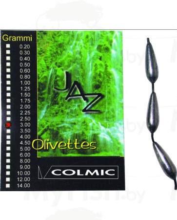 Грузило Colmic Jaz 1,5гр (5шт), арт.: TOJ0150-CLC