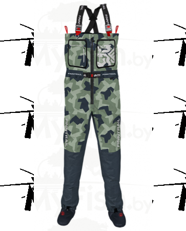 Вейдерсы Finntrail Speedmaster-Z 1529 CamoArmy M, арт.: 1529CamoArmy-M-FINN