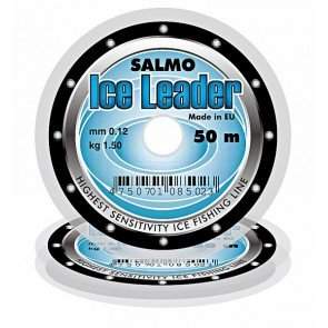 Монофильная зимняя леска SALMO Ice Leader, размотка 50 м., прозрачная, арт.: 4507-000