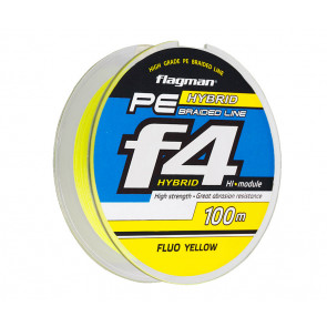 Шнур Flagman PE Hybrid F4 Yellow , арт.: 27100-FL-SB