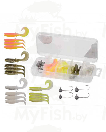 Набор Savage Gear Cannibal Box Kit XS, 20шт, арт.: 57613-STR1