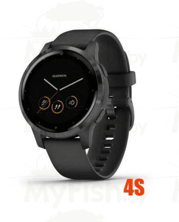 Часы GPS Garmin Vivoactive 4s черно-серый, арт.: 010-02172-13-AMNI