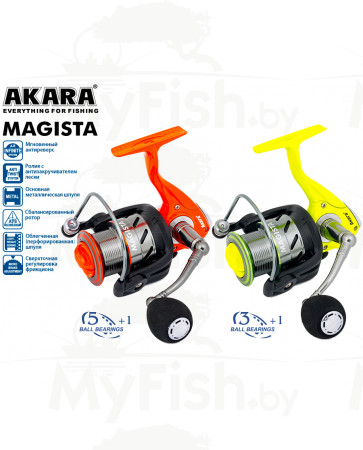 Катушка безынерционная Akara Magista AFM 3000 5+1bb; AFM3000-6, арт.: 91986-KVR