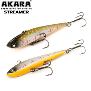 Воблер Akara раттлин Streamer 75 мм 14 гр. (1/2 oz 2,9 in); ST75, арт.: ST75-SB-KVR