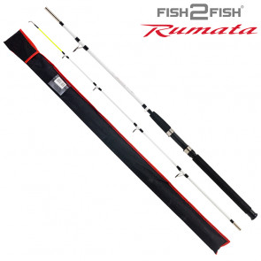 Спиннинг штекерный (стекловолокно) 2 колена Fish 2 Fish Rumata (80-150) 1,95 м; F2FR-195, арт.: 97580-KVR