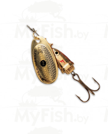 Блесна вращающаяся Blue Fox Vibrax Shad GSD №3, 8 гр., арт.: BFSD3GSD