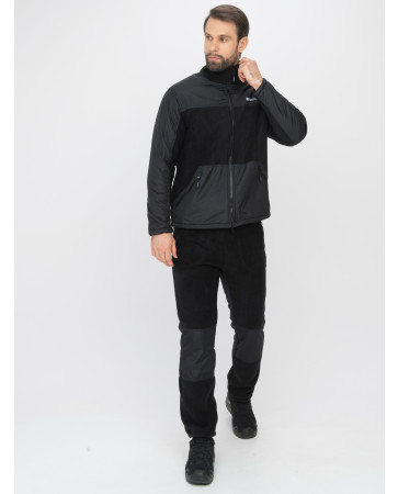 Костюм флисовый HUNTSMAN Пикник-ЛЮКС цв.Черный 44-46/170 тк.Флис, арт.: 4657781290890