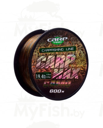 Леска Carp Pro Carp Max Camo 600м 0.28мм, арт.: CP4306-028-FL