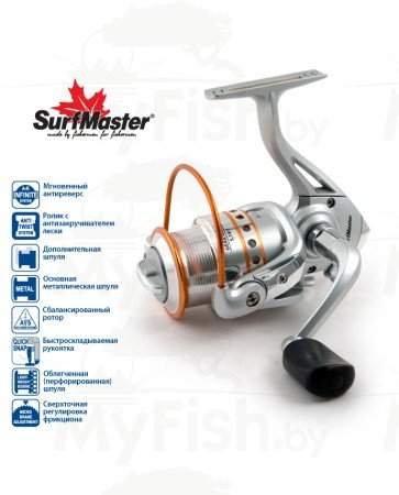 Катушка безынерционная Surf Master Chokai Series X-Cast FX 3000,5+1bb, з/ш, Al; SCXC3-6, арт.: 76178-KVR